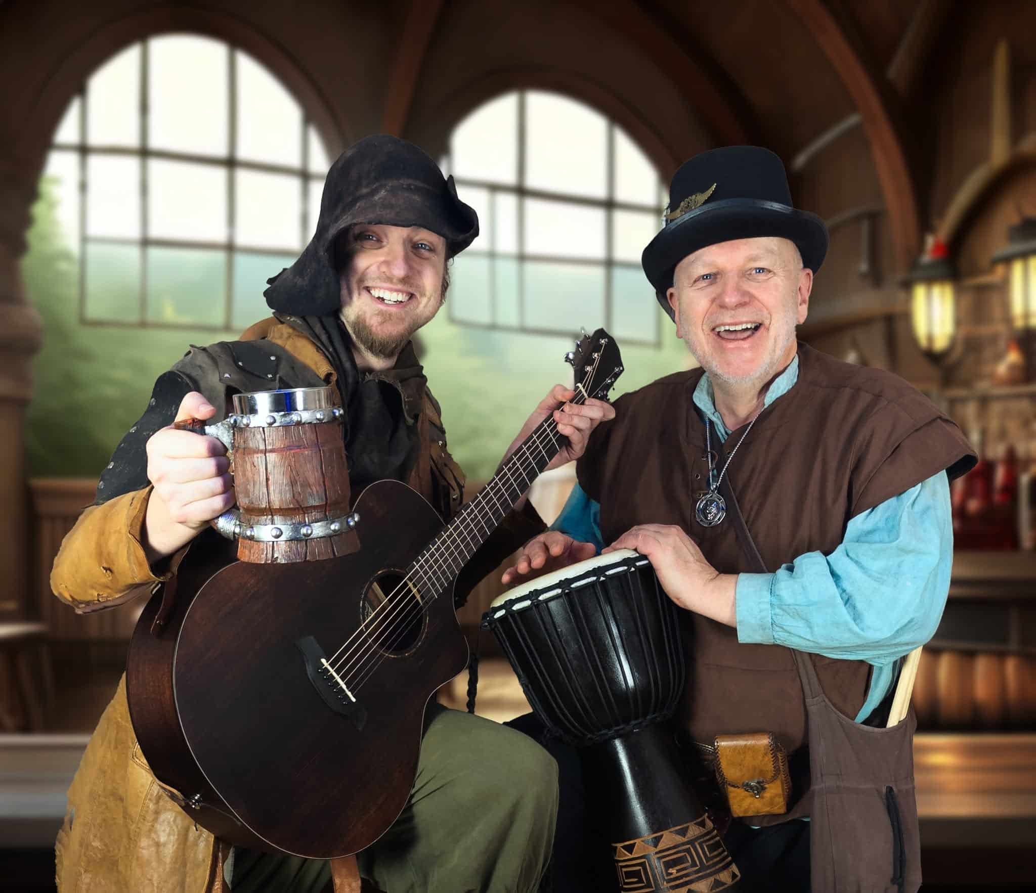Azrael Gildumir der Barde, zusammen mit Vlad